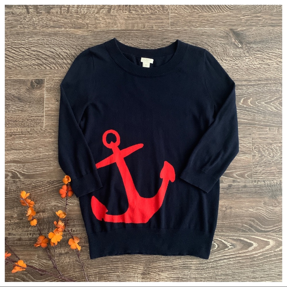 J.Crew Factory 2 Anchor Intarsia Charley Knits Set - Picture 2 of 9